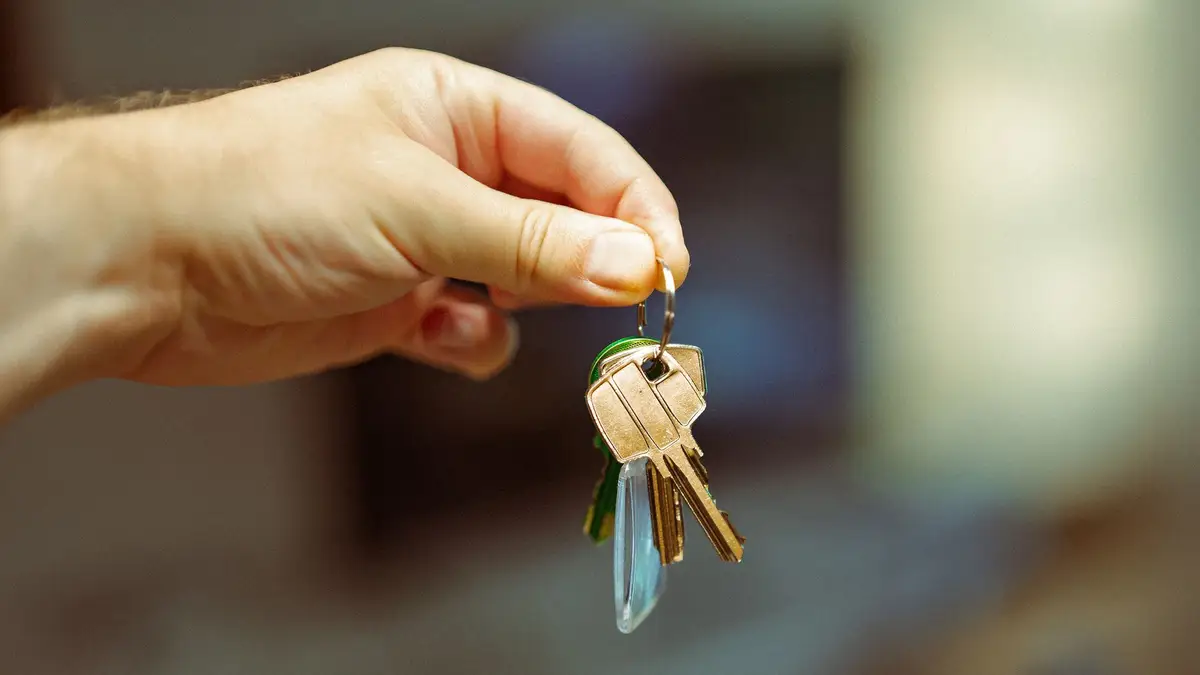 House keys for a rental property